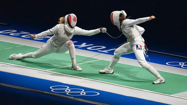 Olympic fencing event