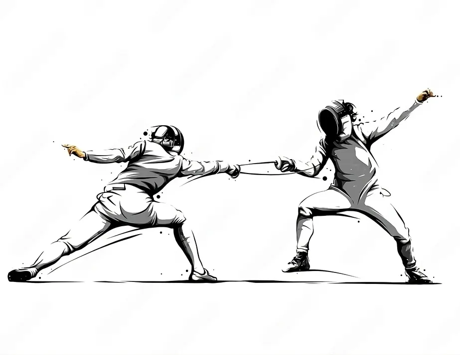 Fencers sketch